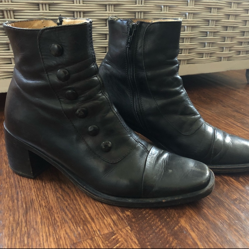 Black Leather Boots